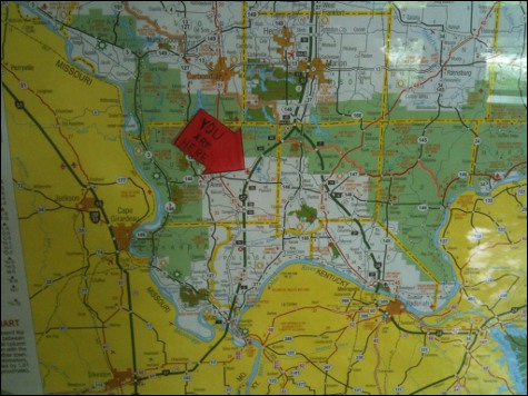 Map of southern Illinois.