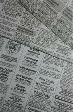 Newspaper want ad