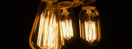 Three lightbulbs