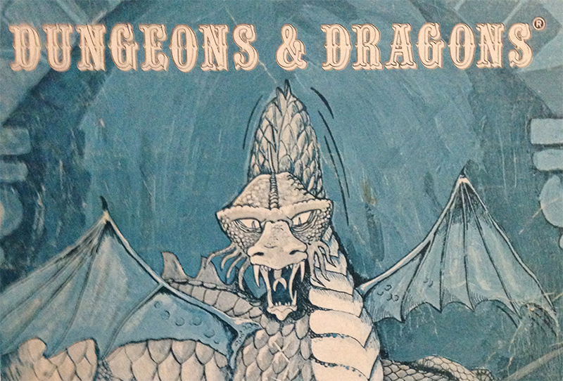 Old Dungeons and Dragons rulebook