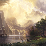 Among the Sierras painting