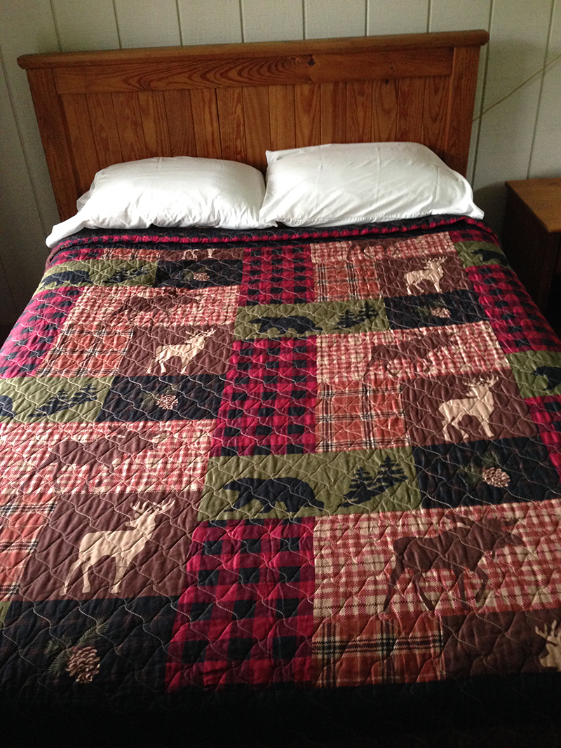 Cabin Bed at Cooper Lake State Park