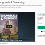 Screenshot of Matt Colville's Kickstarter at over $1.6 million.