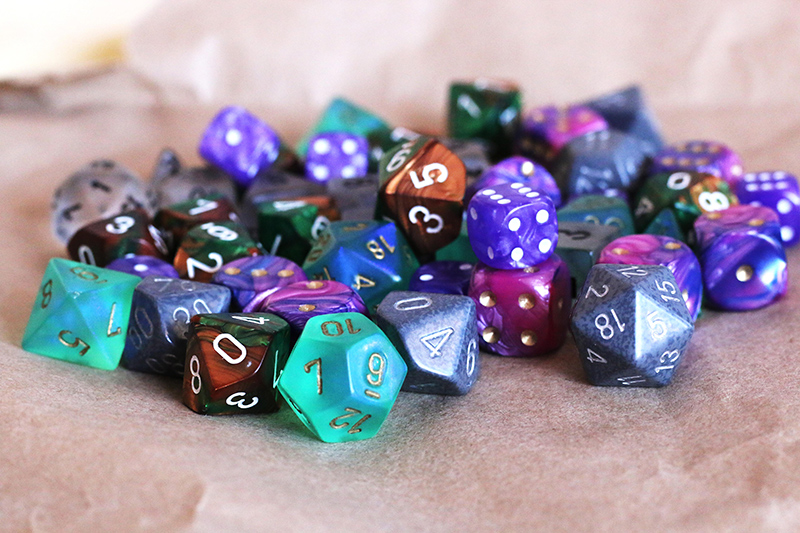 Dungeons and Dragons dice