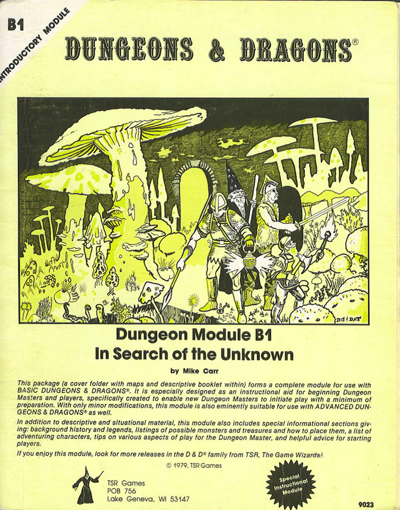 Dungeons and Dragons: In Search of the Unknown