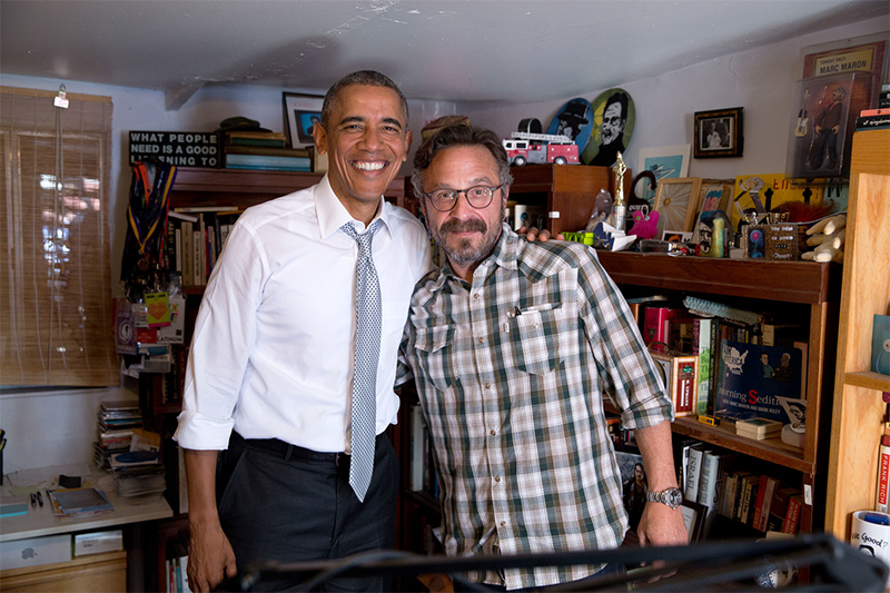 President Obama and Marc Maron