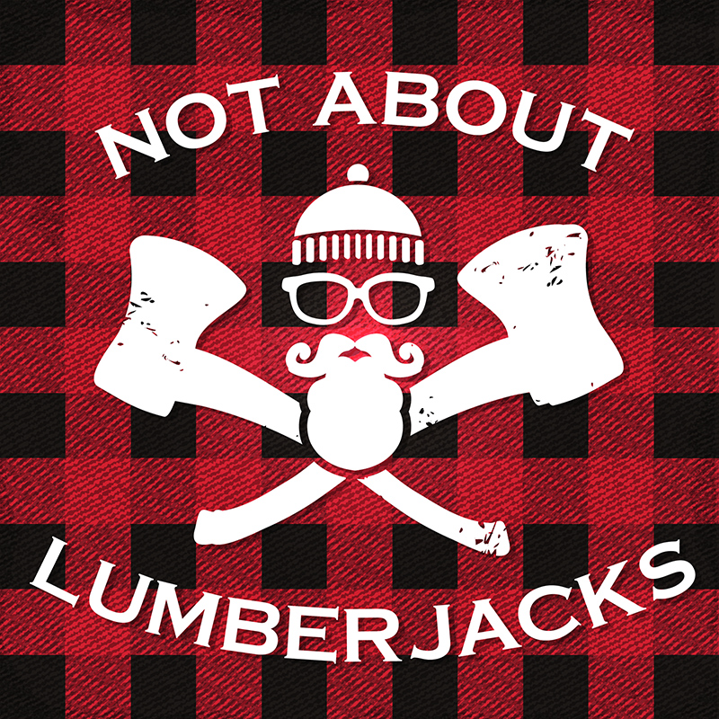 Not About Lumberjacks logo.
