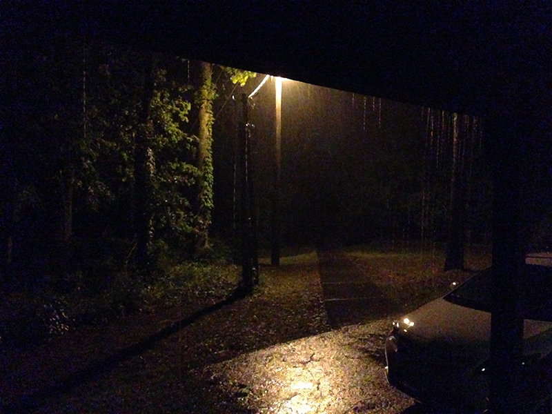 A rainy night in East Texas