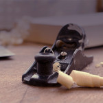 Hand held wood plane