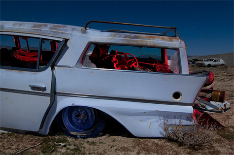 An old station wagon.